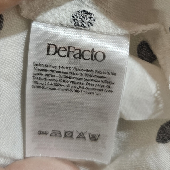 DeFacto • "Young Summer" Dress • Sleeveless Polka Dot Print • Sz 29 (US size 6) - Picture 4 of 7